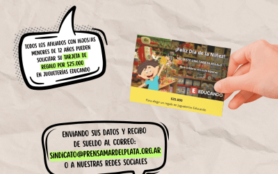 Día de la Niñez junto a nuestros afiliados y afiliadas