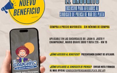 Nuevo beneficio para afiliados al Sindicato de Prensa de Mar del Plata